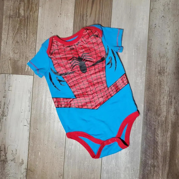 Marvel Spider-Man Baby Toddler Bodysuit Size 18M - Picture 1 of 10